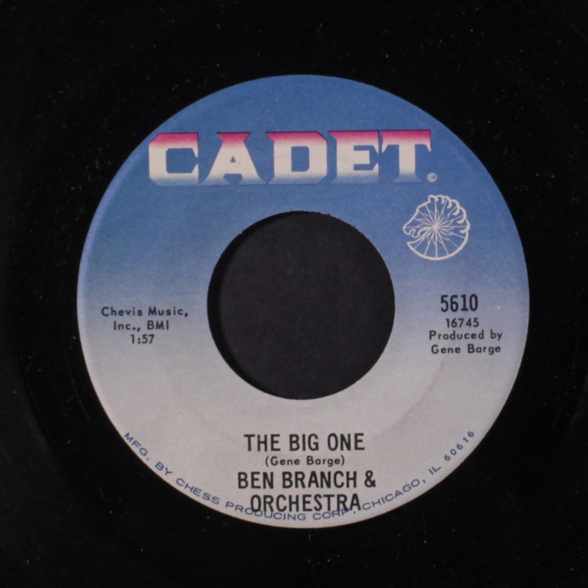 the big one / take time to know her by BEN BRANCH