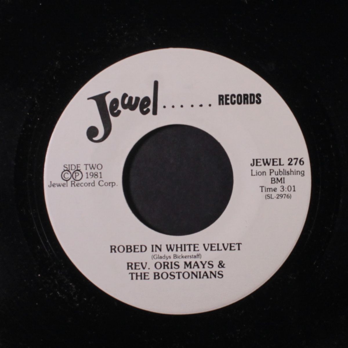 i stood on the banks of jordon by REV. ORIS MAYS & BOSTONIANS
