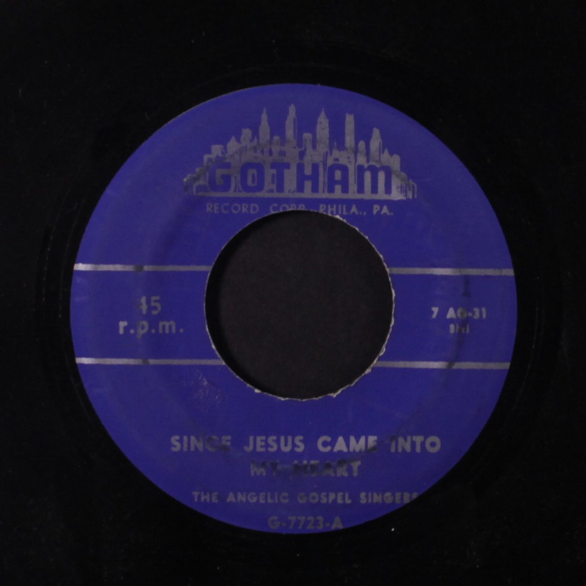 since jesus came into my heart by ANGELIC GOSPEL SINGERS