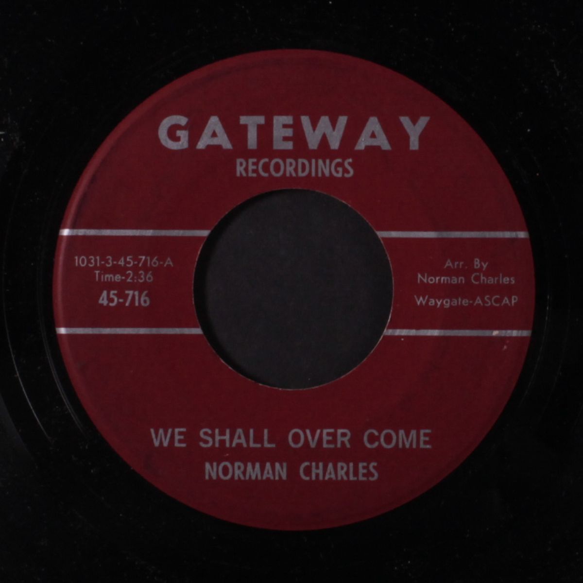 we shall over come / give me your hand by NORMAN CHARLES