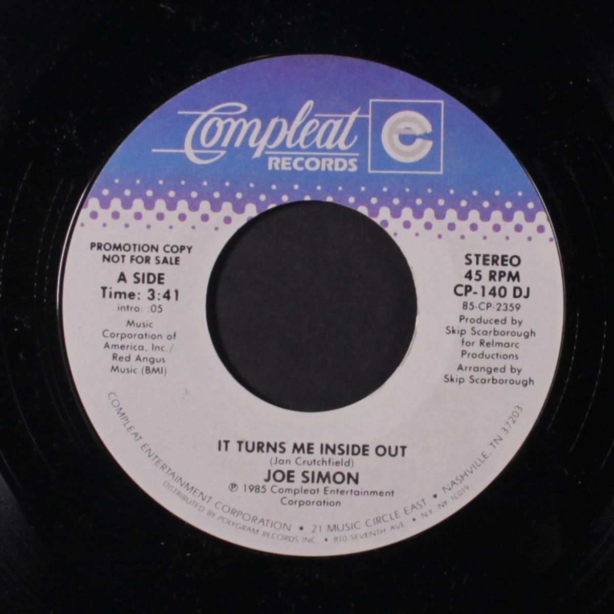 it turns me inside out / same by JOE SIMON