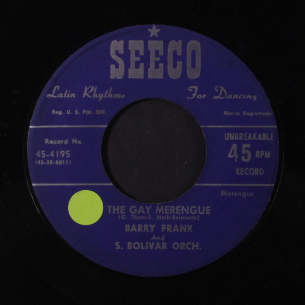 my cocalita / the gay merengue by BARRY FRANK