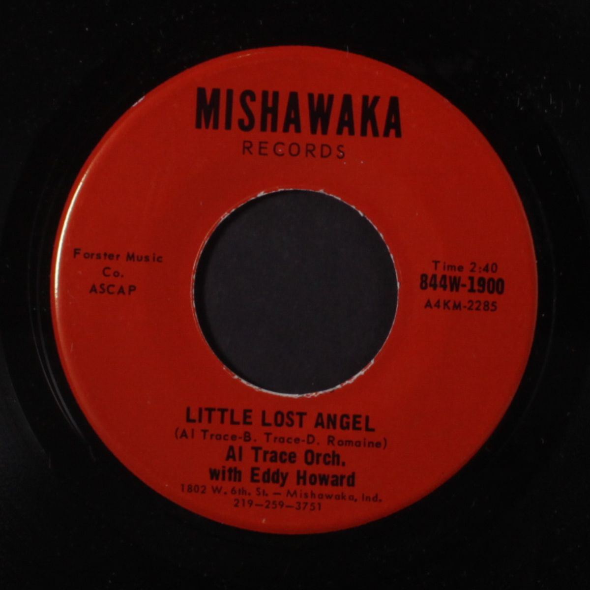 brush those tears from your eyes / little lost angel by AL TRACE