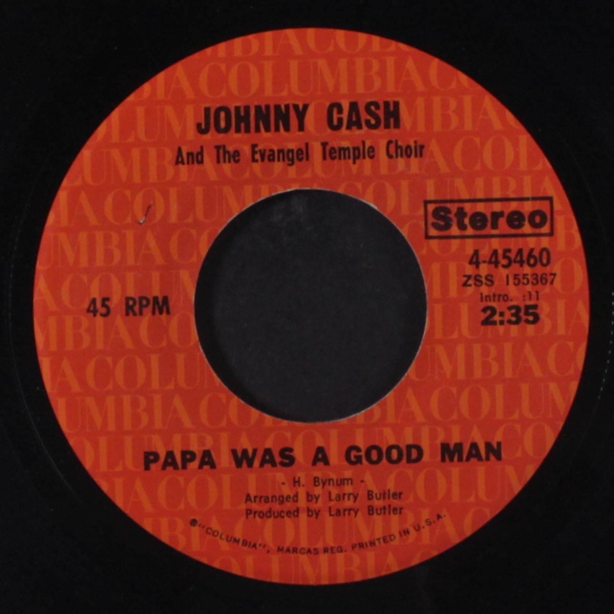 papa was a good man / i promise you by JOHNNY CASH