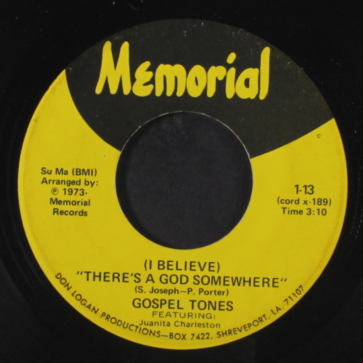 i believe there's a god somewhere / heaven is rejoicing by GOSPEL TONES