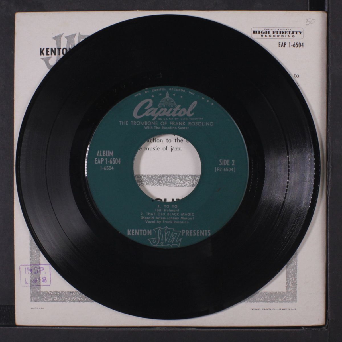 the trombone of by FRANK ROSOLINO