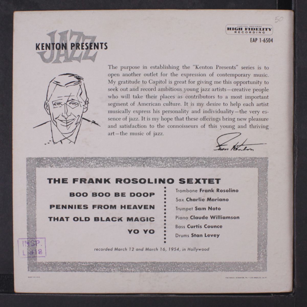 the trombone of by FRANK ROSOLINO