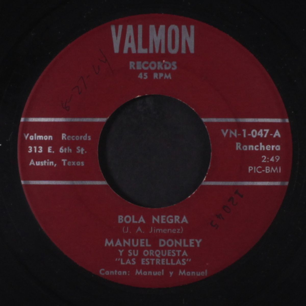 bola negra / retirada by MANUEL DONLEY Y LAS ESTRELLAS