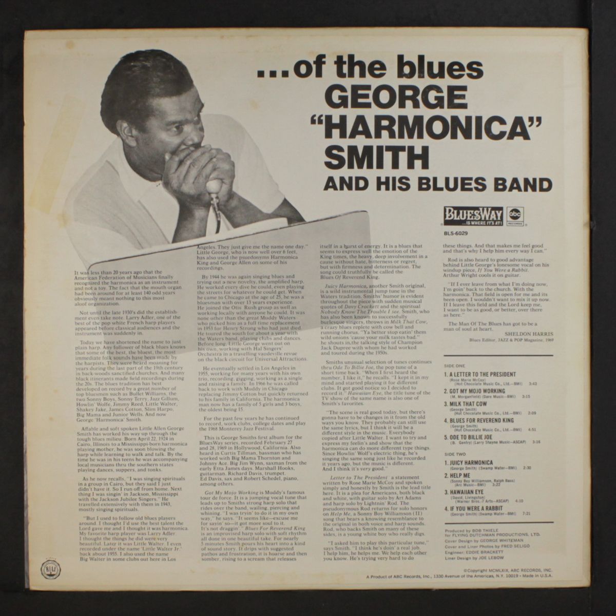 ...of the blues by GEORGE 'HARMONICA' SMITH
