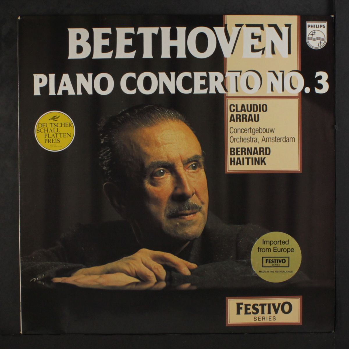 beethoven: piano concerto no. 3 by CLAUDIO ARRAU