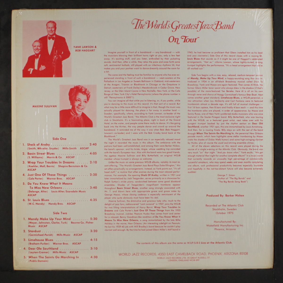 live at the atlantic club by YANK LAWSON & BOB HAGGART