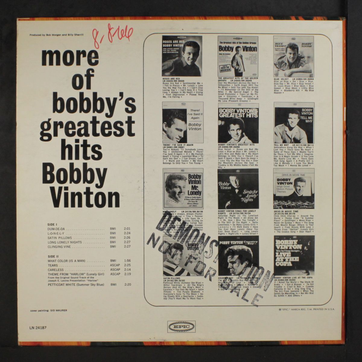 more of bobby's greatest hits by BOBBY VINTON