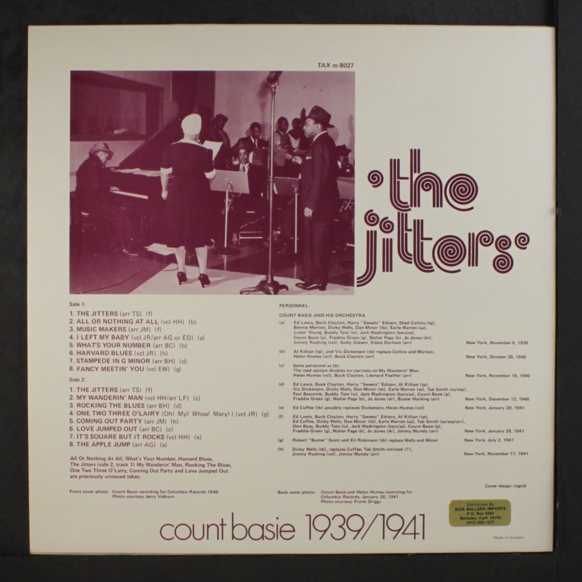 the jitters 1939-41 by COUNT BASIE