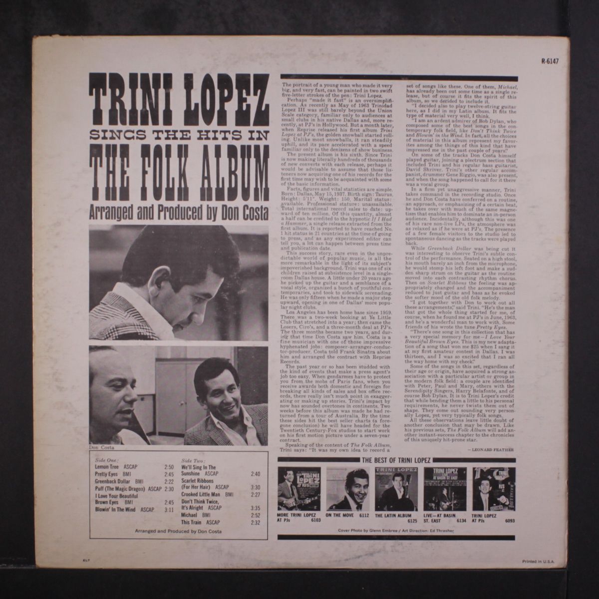 the folk album by TRINI LOPEZ