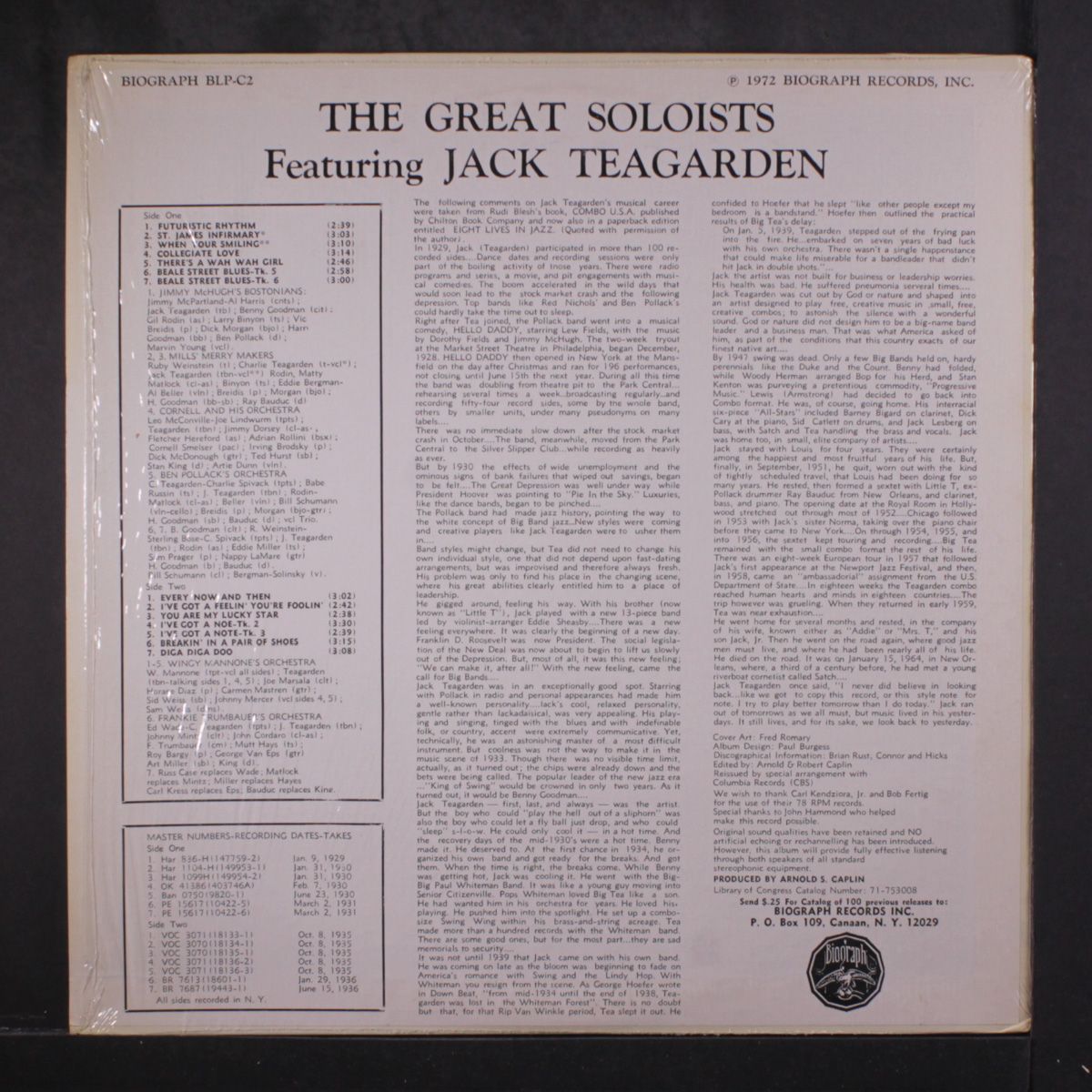 the great soloists featuring jack teagarden by VARIOUS
