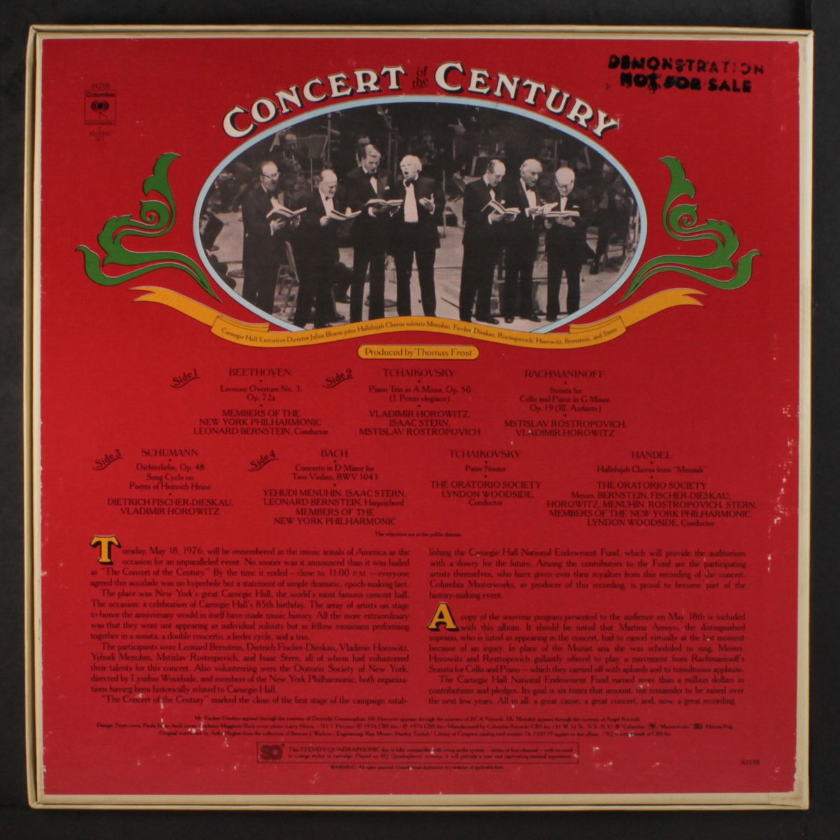the concert of the century by VARIOUS
