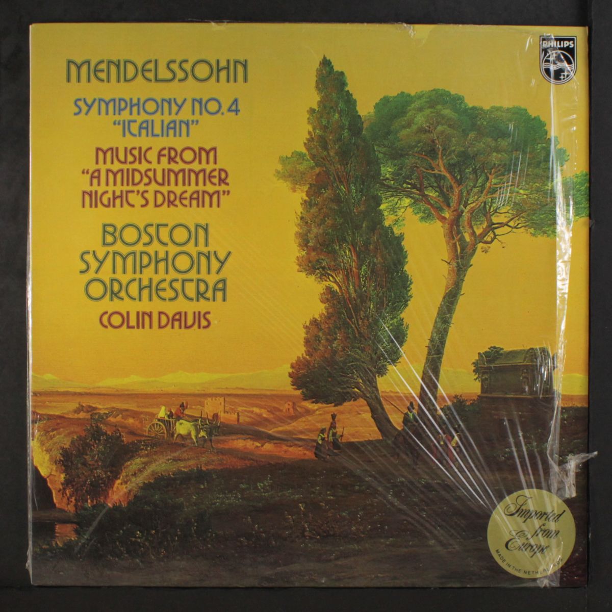 mendelssohn: symphony no. 4, italian by COLIN DAVIS