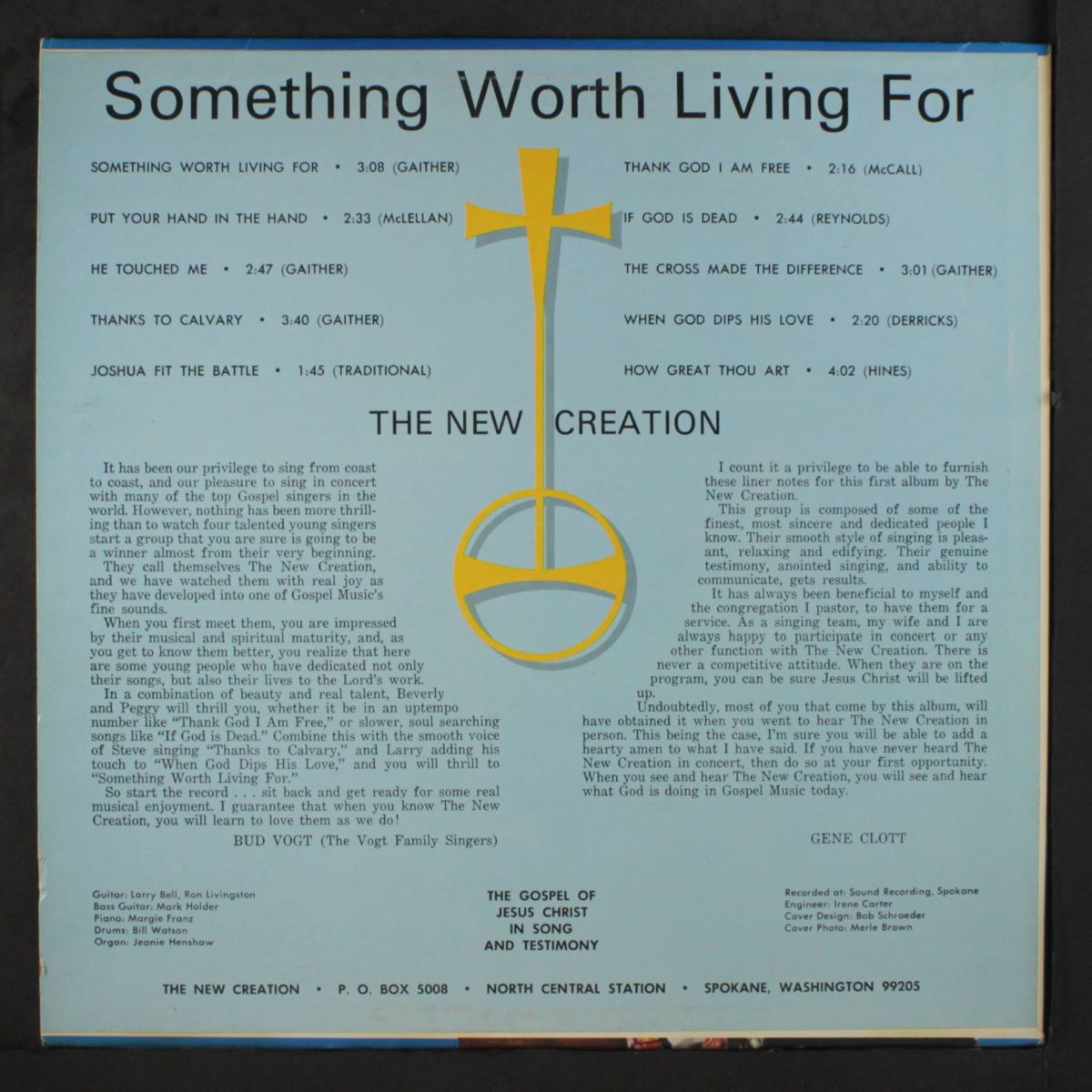 something worth living for by NEW CREATION