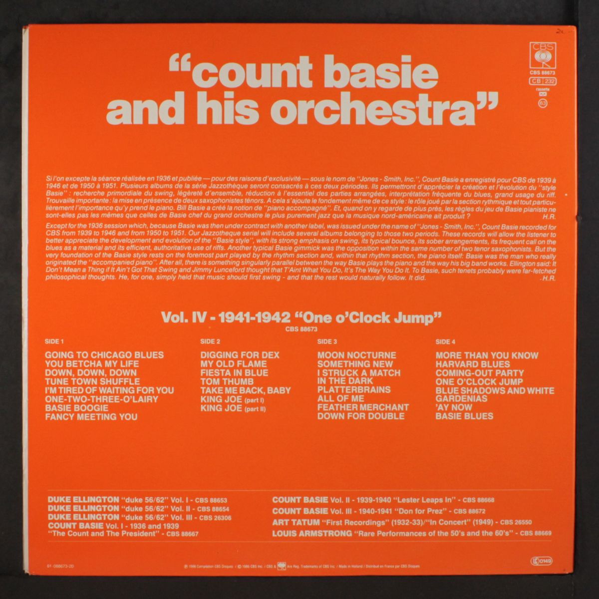 vol. 4 1941-1942 by COUNT BASIE
