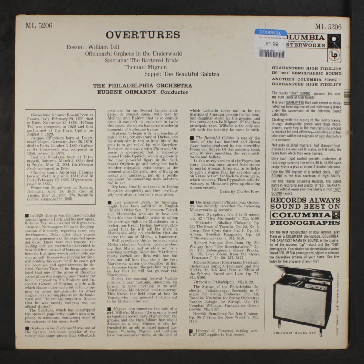 william tell overture by EUGENE ORMANDY