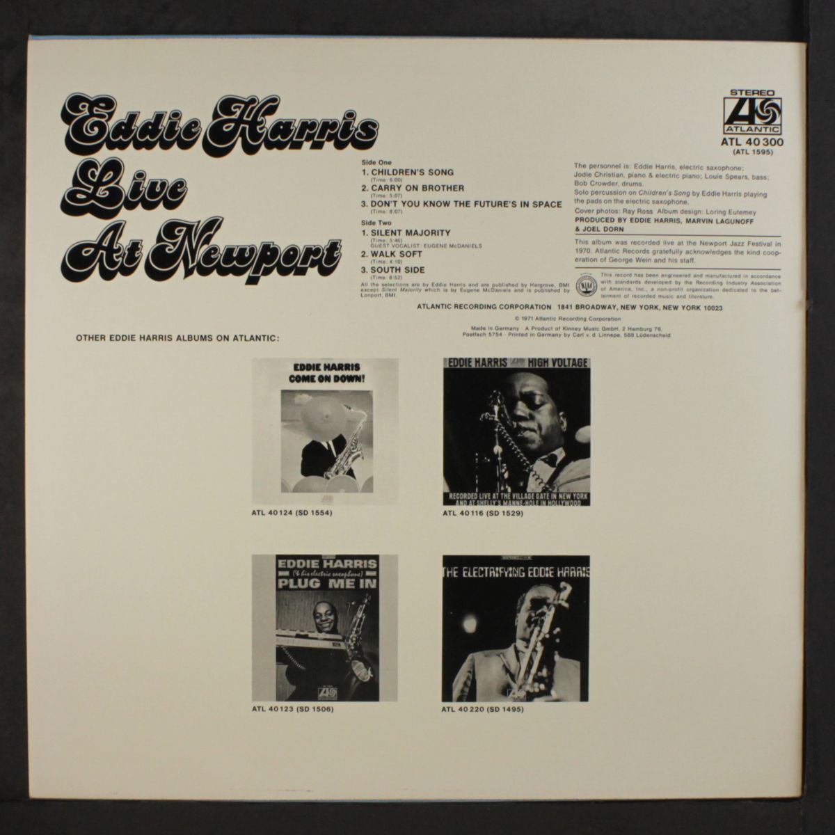 live at newport by EDDIE HARRIS