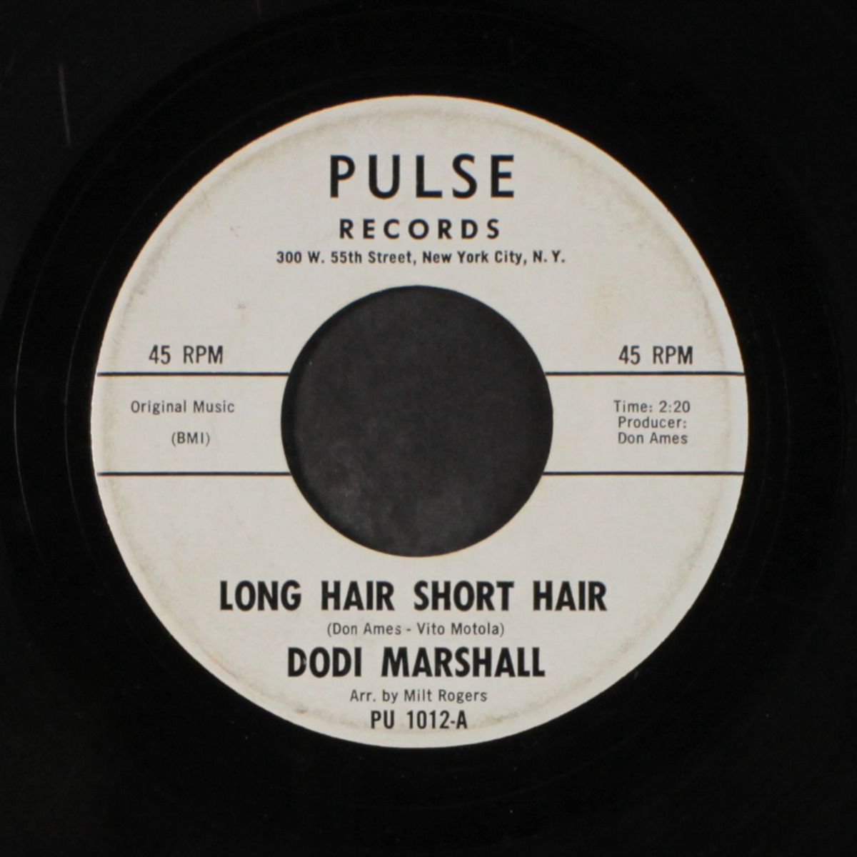 long hair short hair / give me a little bit of love by DODI MARSHALL