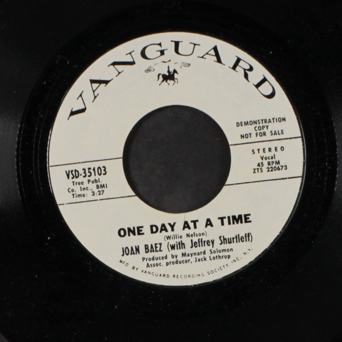 one day at a time by JOAN BAEZ