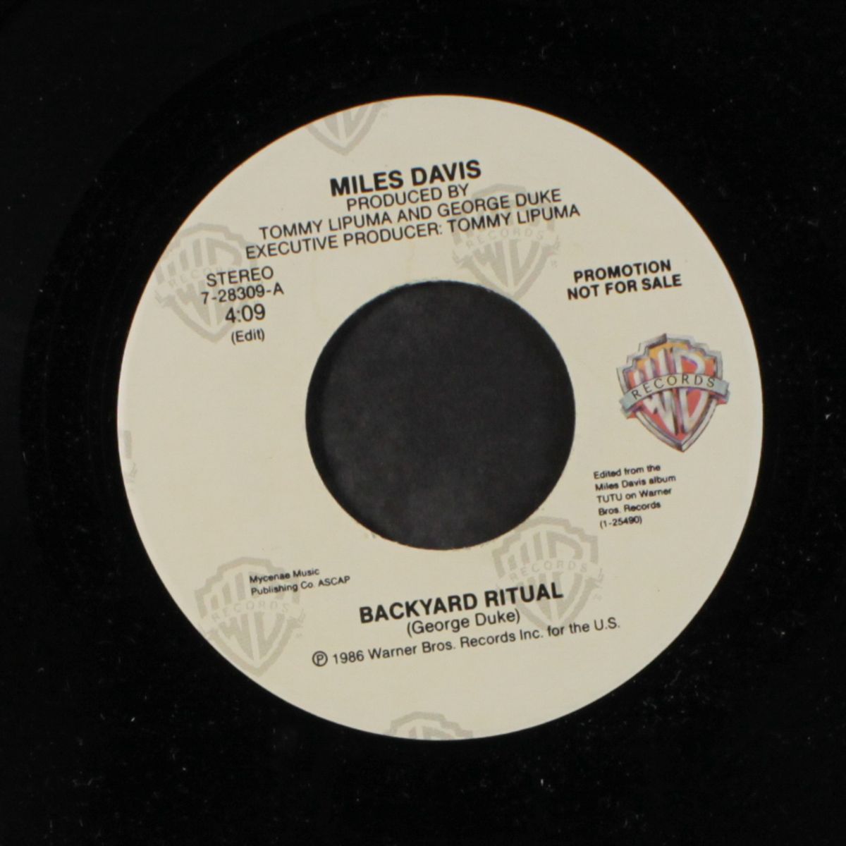 backyard ritual / same by MILES DAVIS