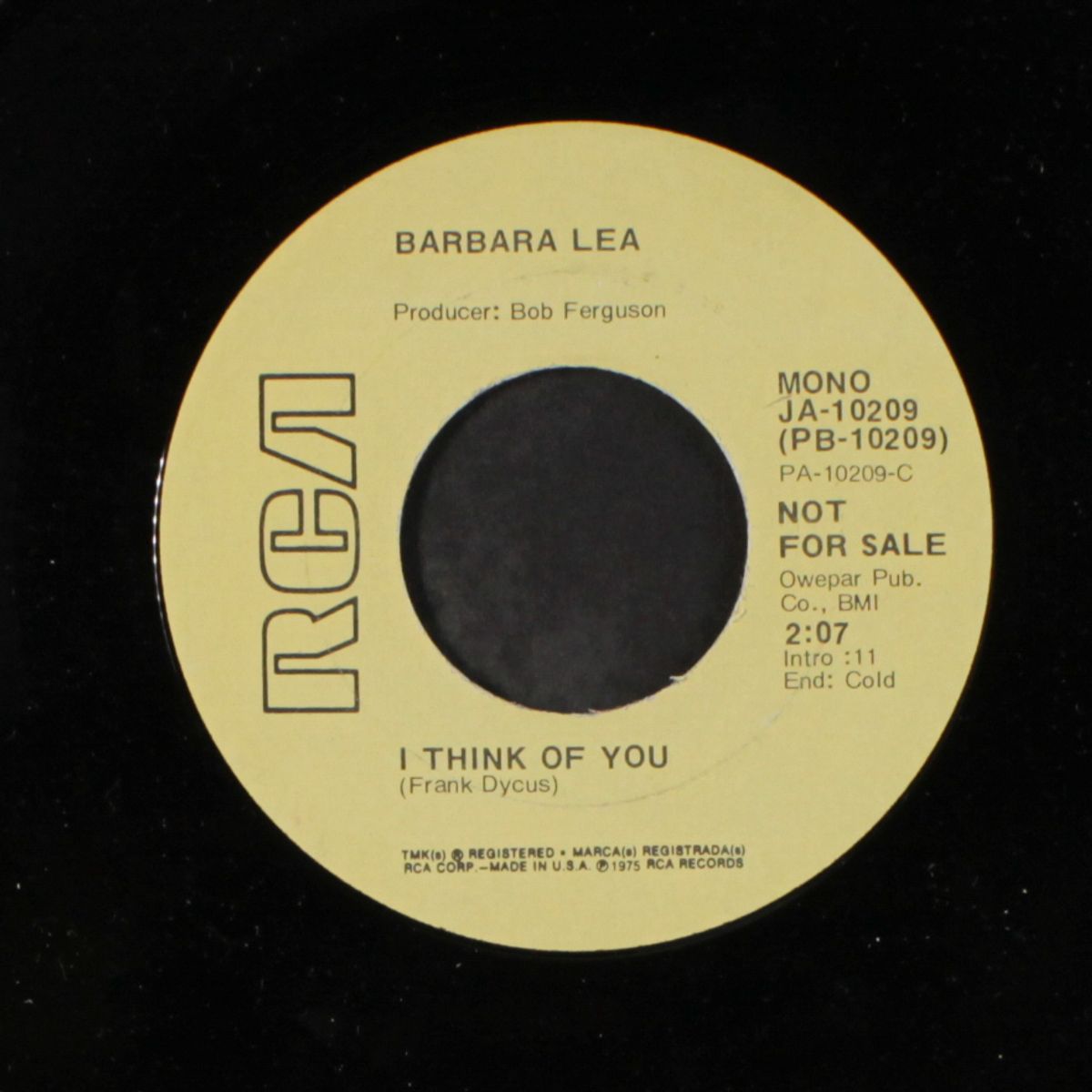 i think of you / my loving man by BARBARA LEA