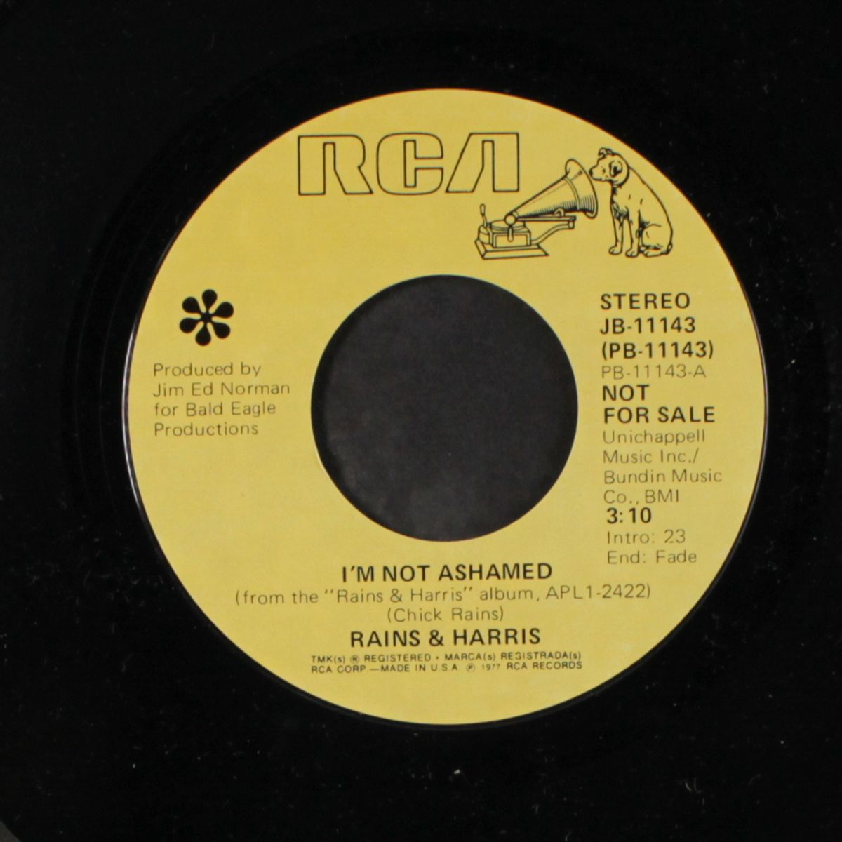 i'm not ashamed / same by RAINS & HARRIS