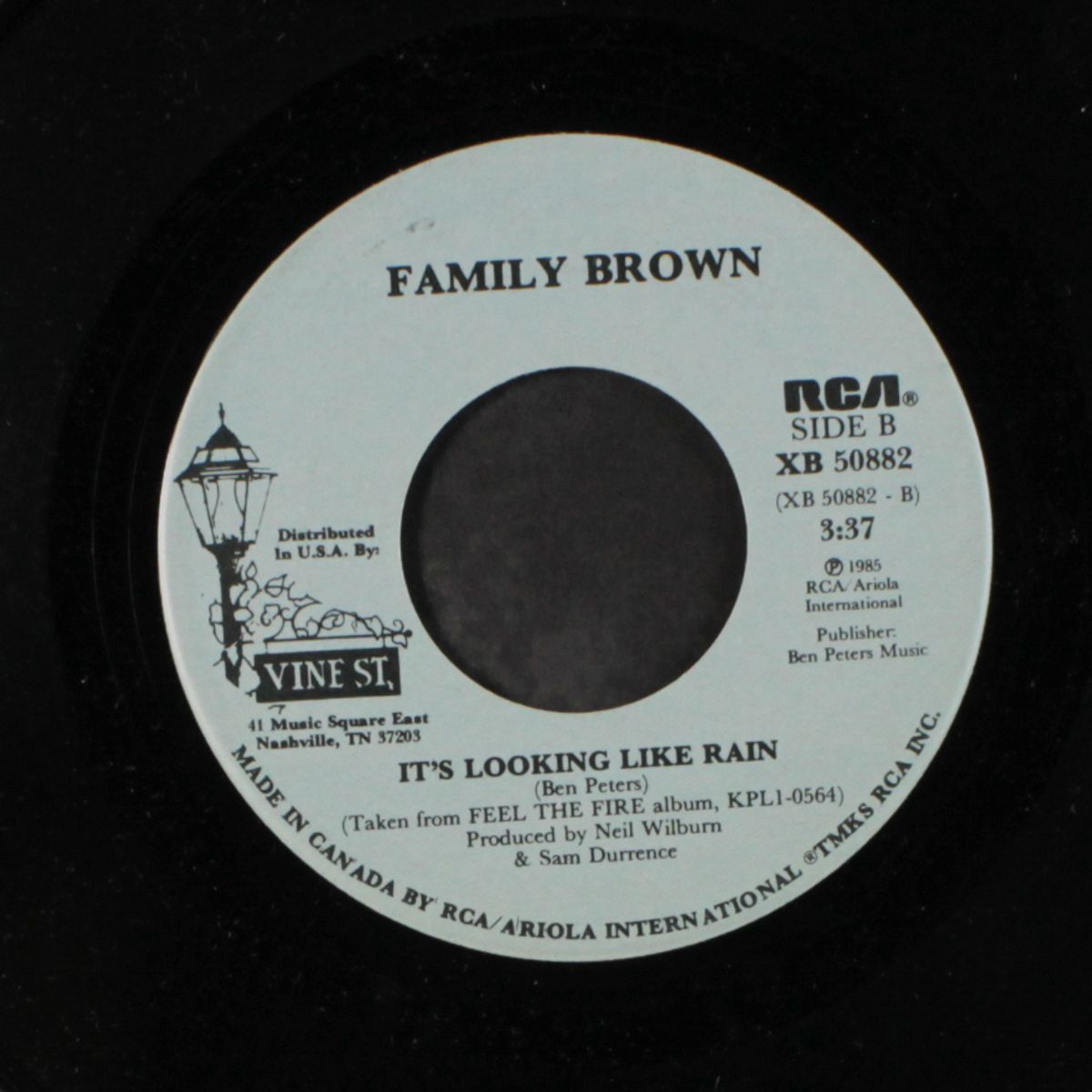 wouldn't you love us together again / it's looking like rain by FAMILY BROWN