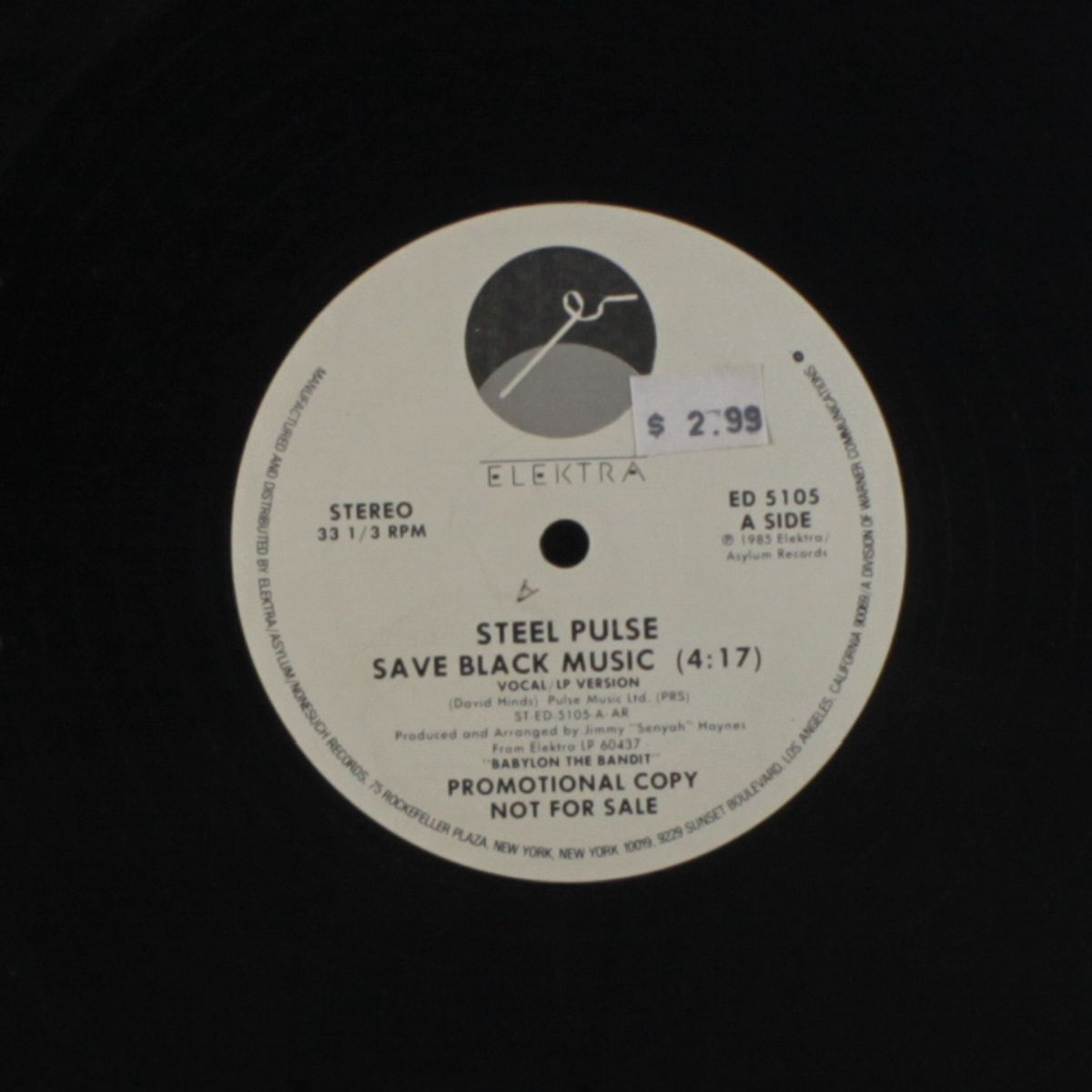 save black music / same by STEEL PULSE