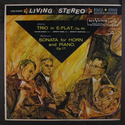 VICTOR BABIN, HENRYK SZERYNG, JOSEPH EGER