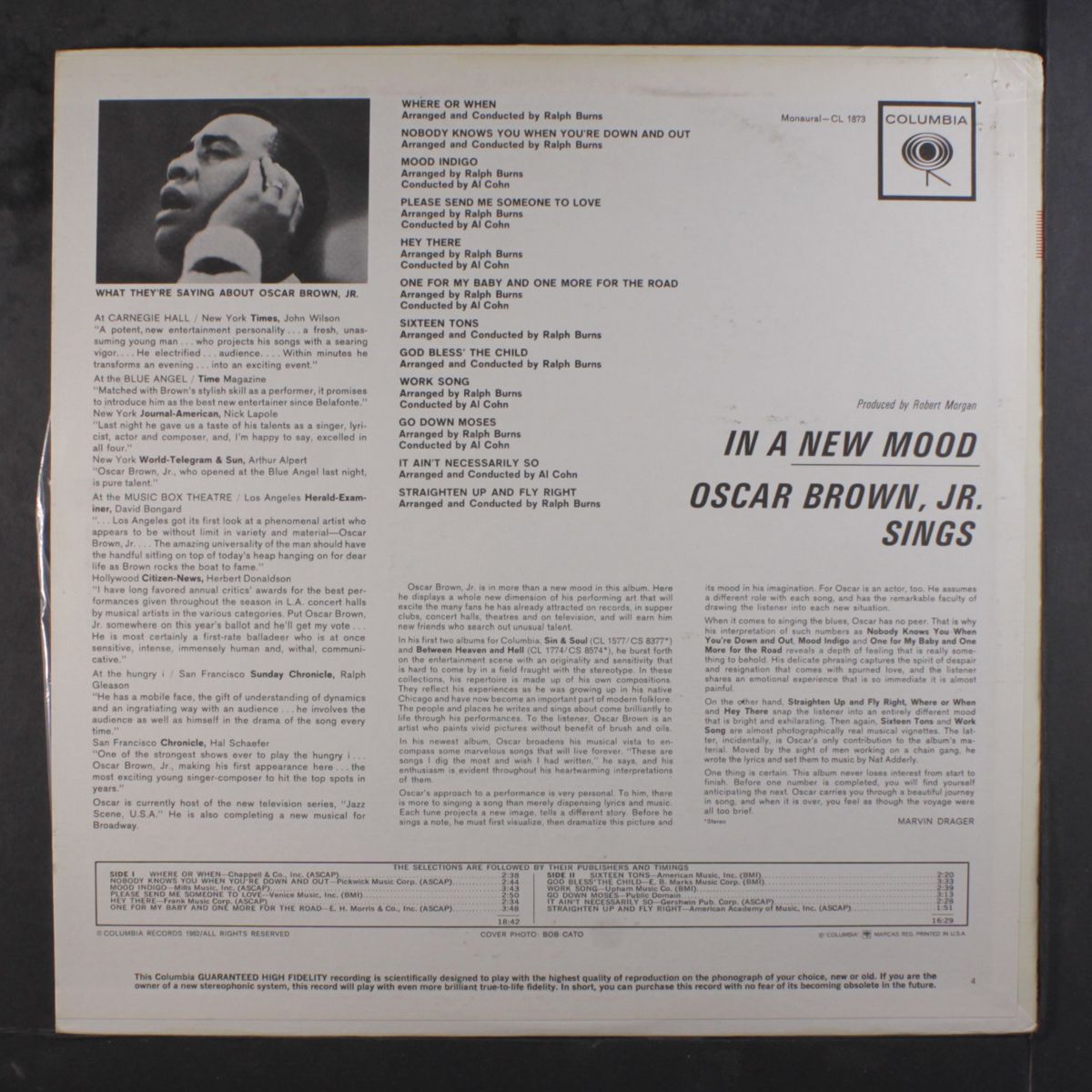 in a new mood by OSCAR BROWN, JR.