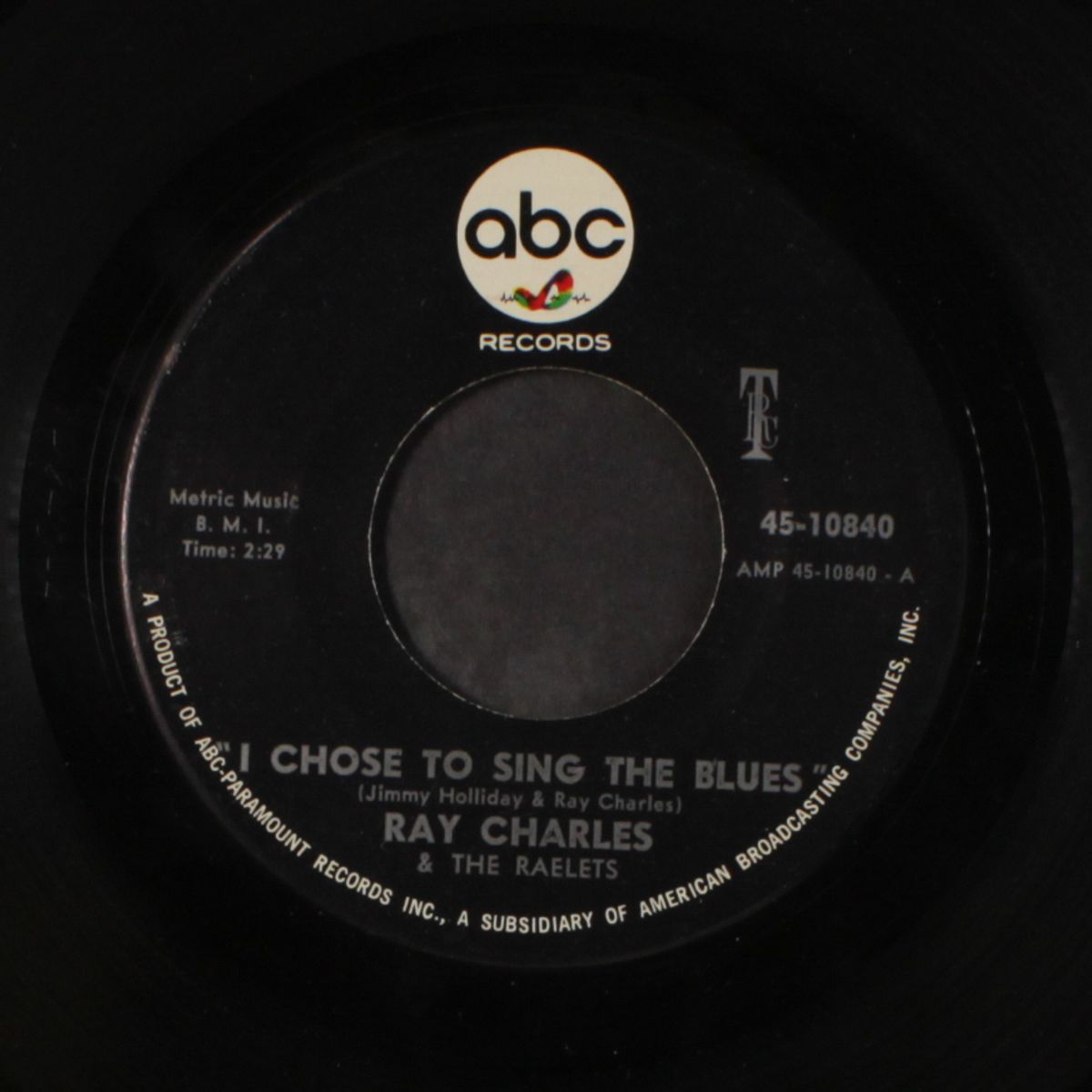 i chose to sing the blues / hopelessly by RAY CHARLES
