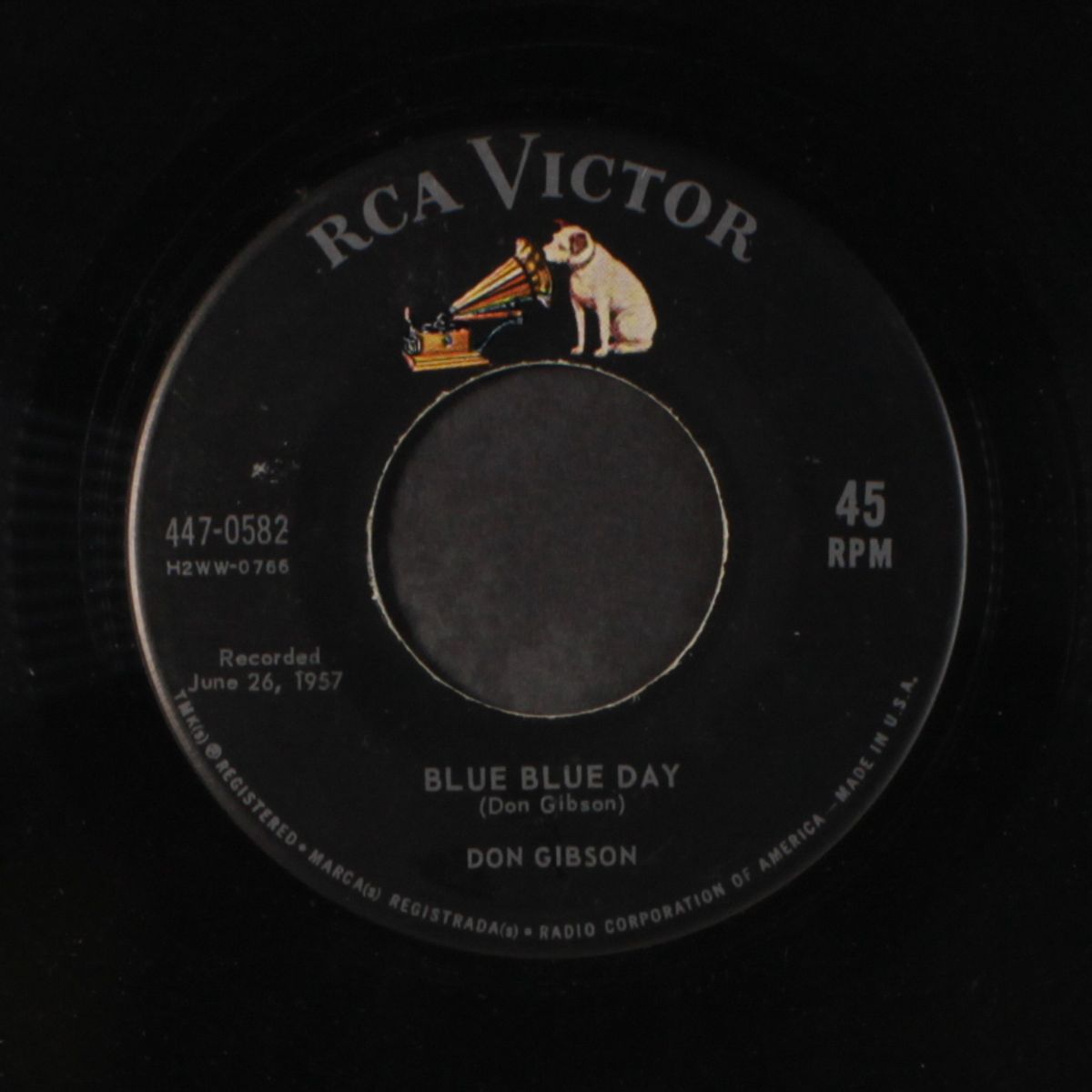 oh lonesome me / blue blue day by DON GIBSON