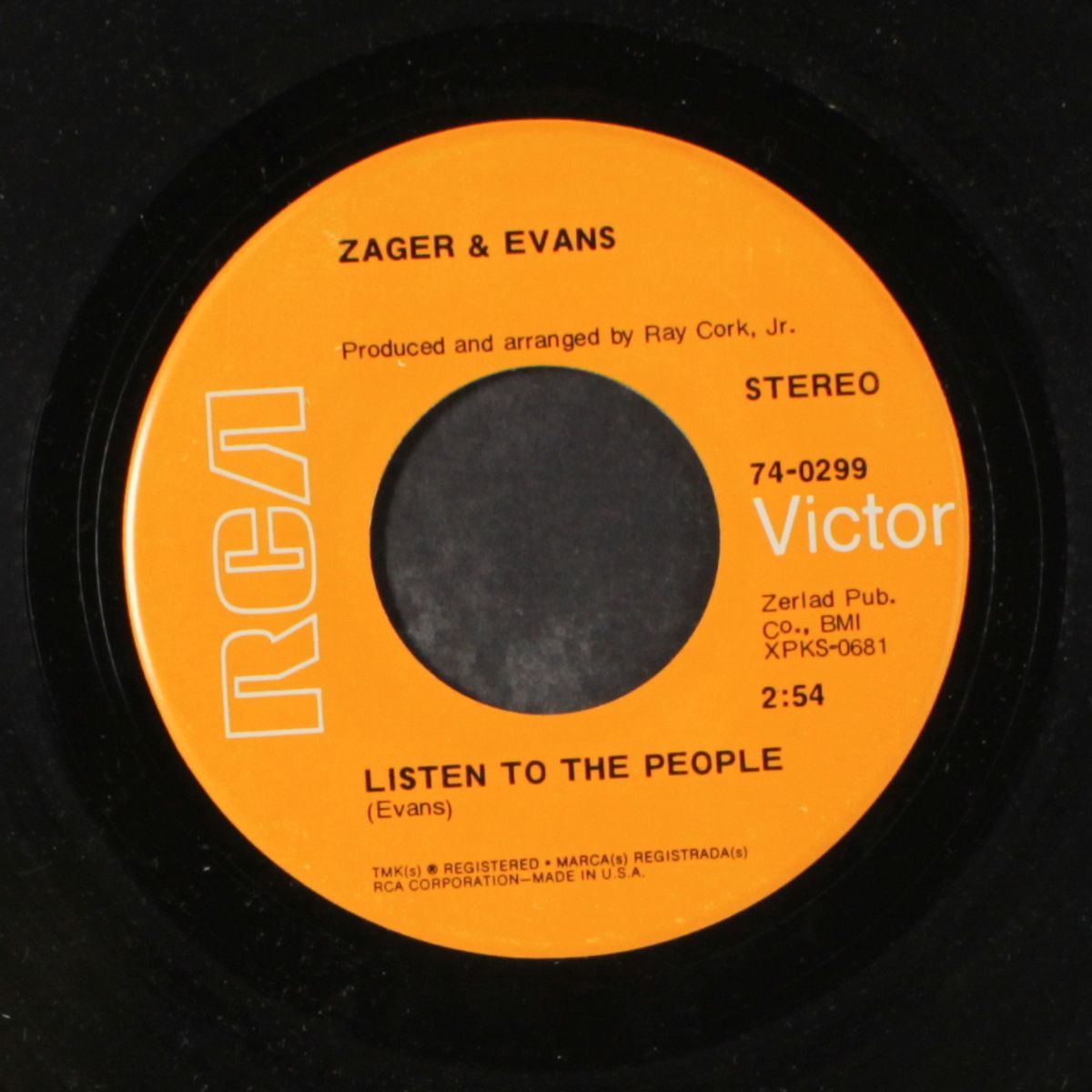 listen to the people / she never sleeps beside me by ZAGER & EVANS