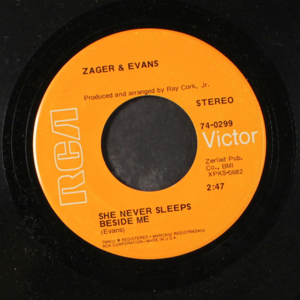 listen to the people / she never sleeps beside me by ZAGER & EVANS
