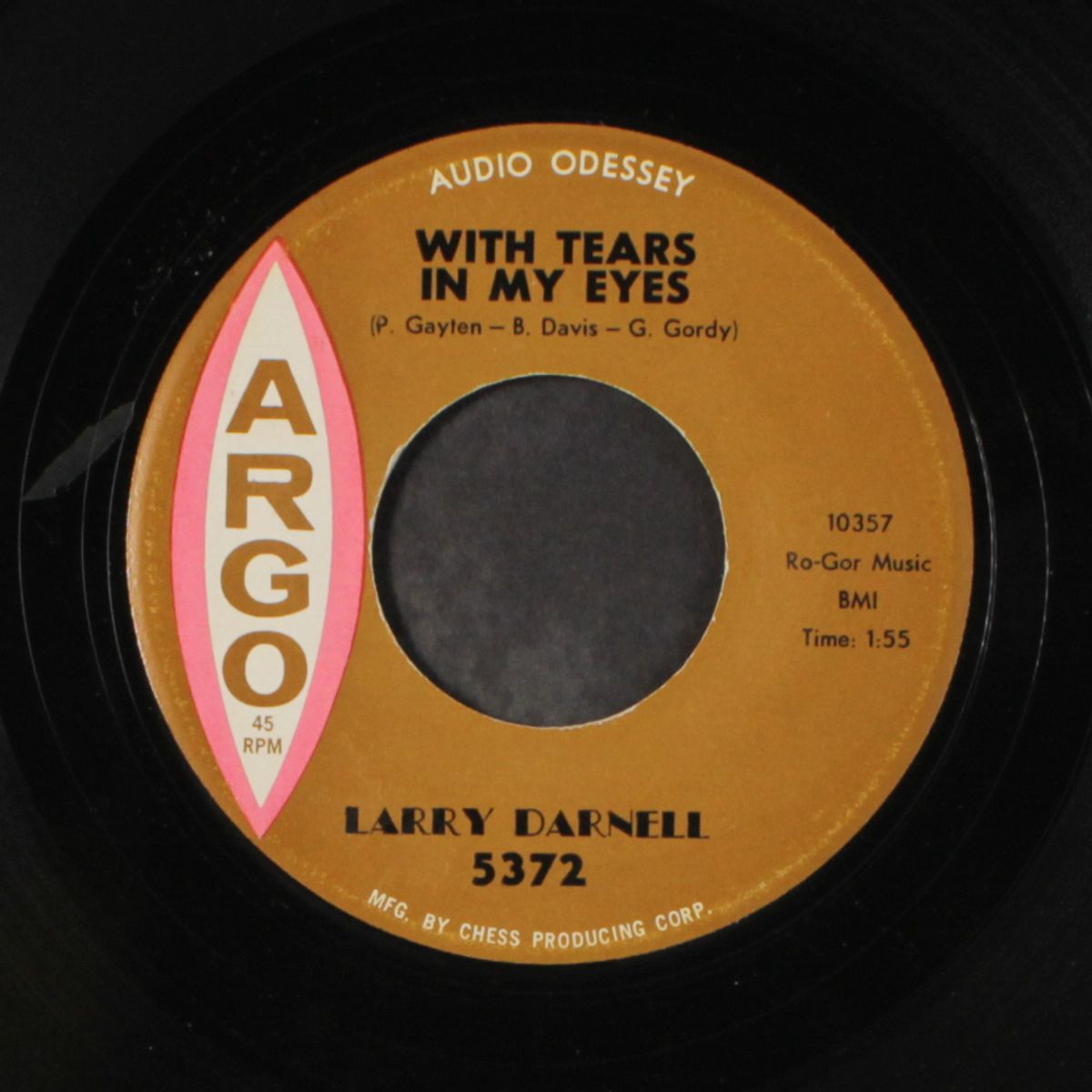 with tears in my eyes / i'll get along somehow by LARRY DARNELL