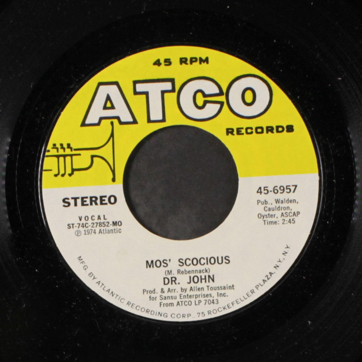 rite away / mos' scocious by DR. JOHN