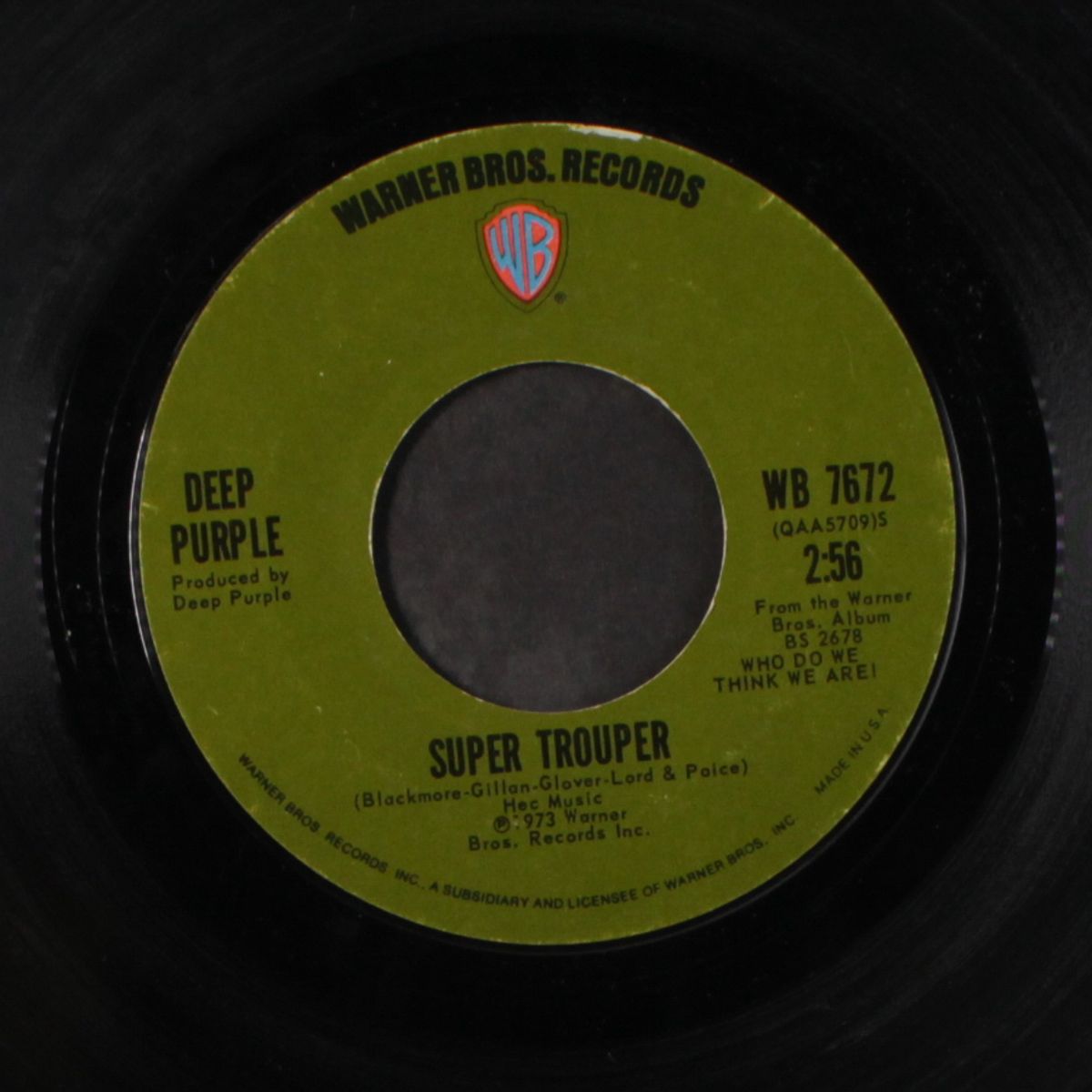 woman from tokyo / super trouper by DEEP PURPLE