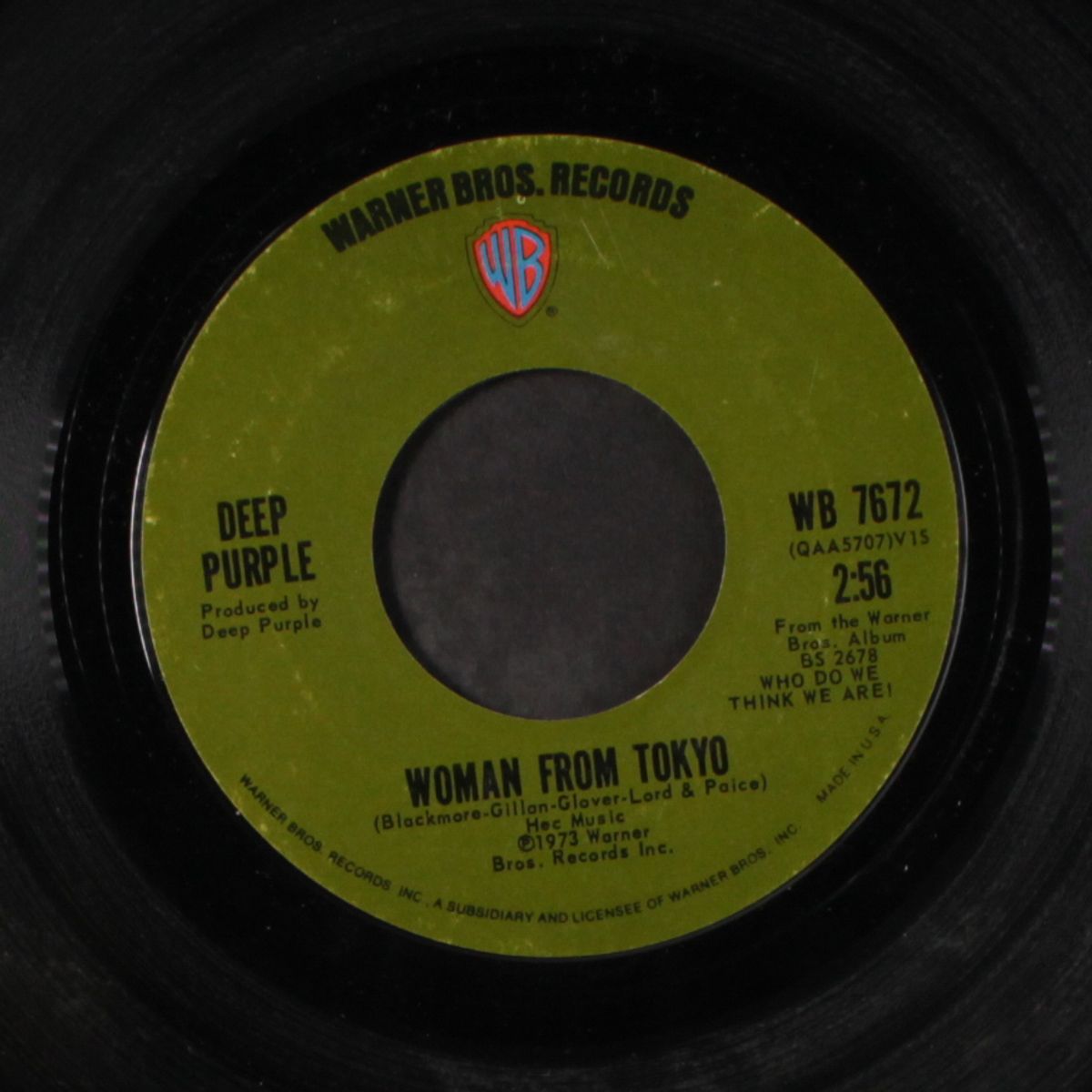 woman from tokyo / super trouper by DEEP PURPLE