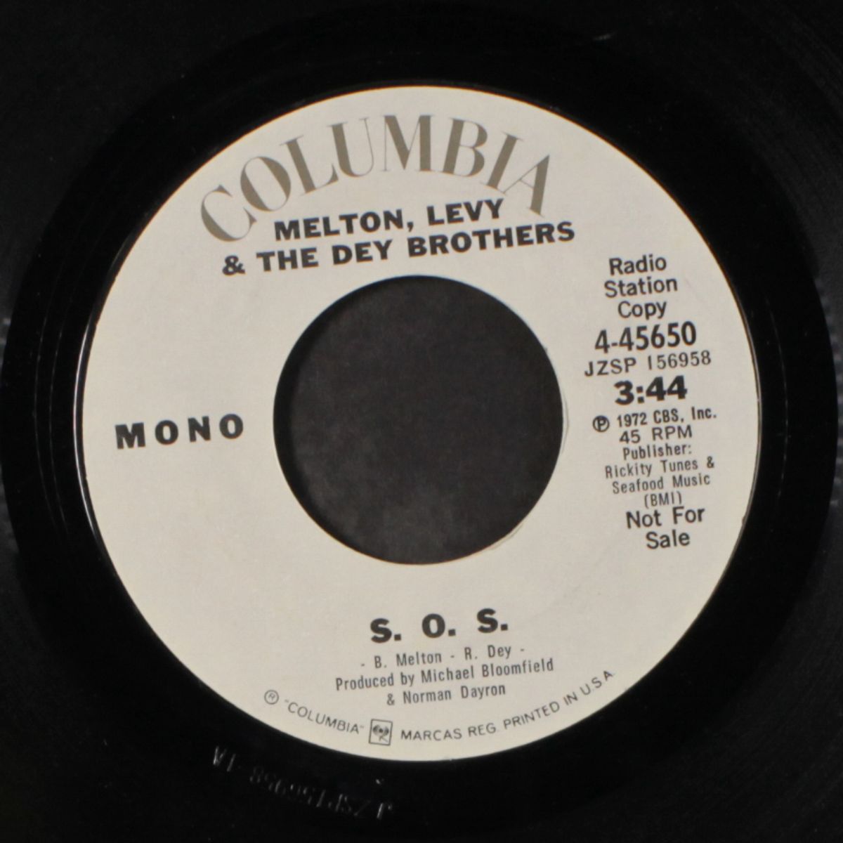 s.o.s. / mono by MELTON, LEVY & DEY BROTHERS