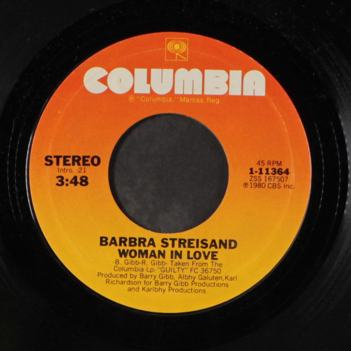 woman in love / run wild by BARBRA STREISAND
