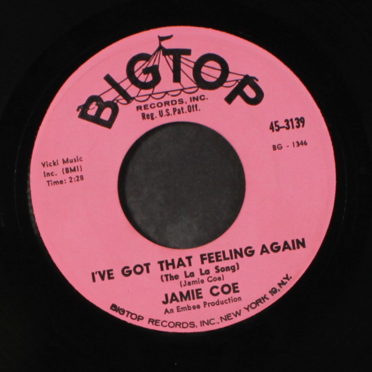 the fool / i've got that feeling again by JAMIE COE