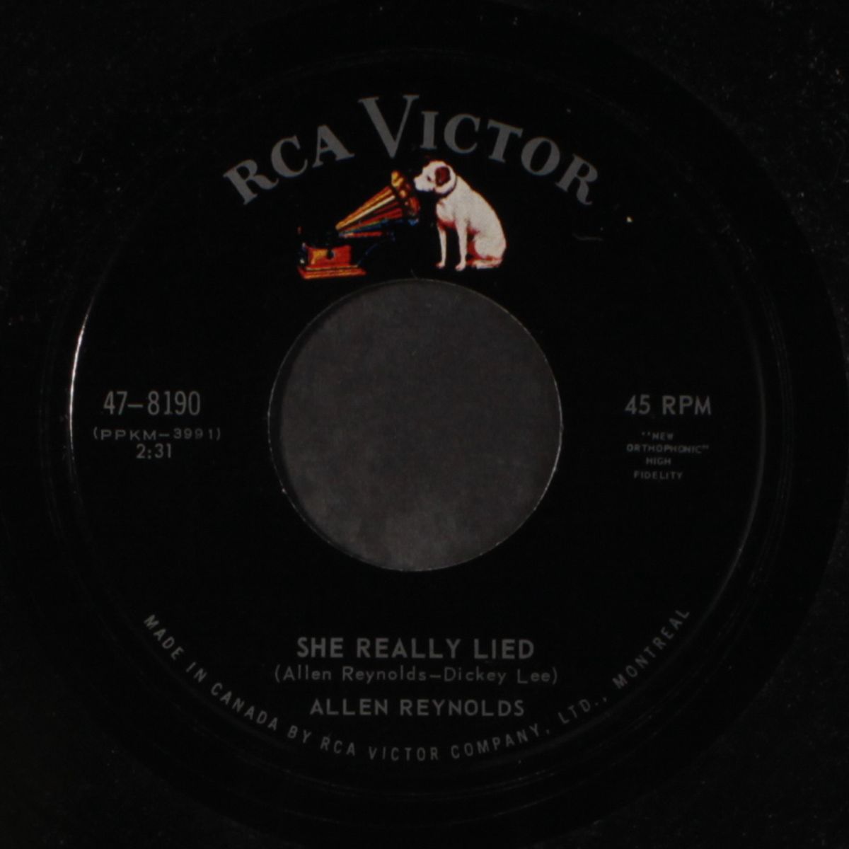 here comes raggedy ann / she really lied by ALLEN REYNOLDS