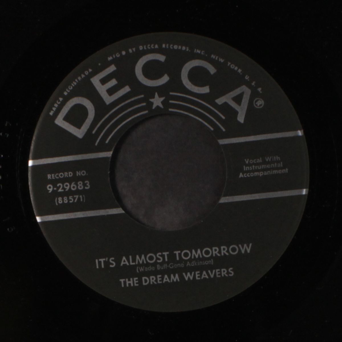 it's almost tomorrow / you've got me wondering by DREAM WEAVERS