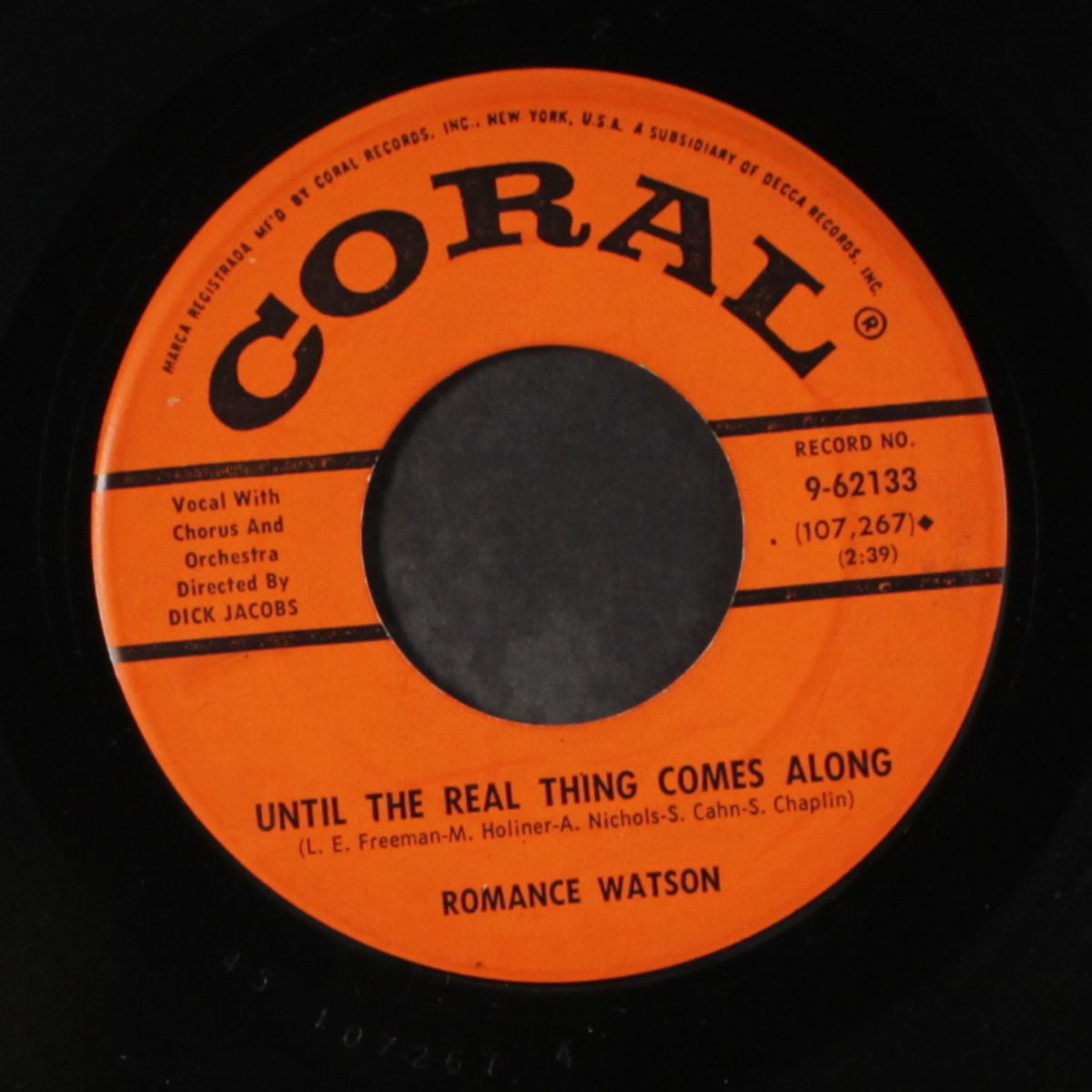 come a little closer / until the real thing comes along by ROMANCE WATSON