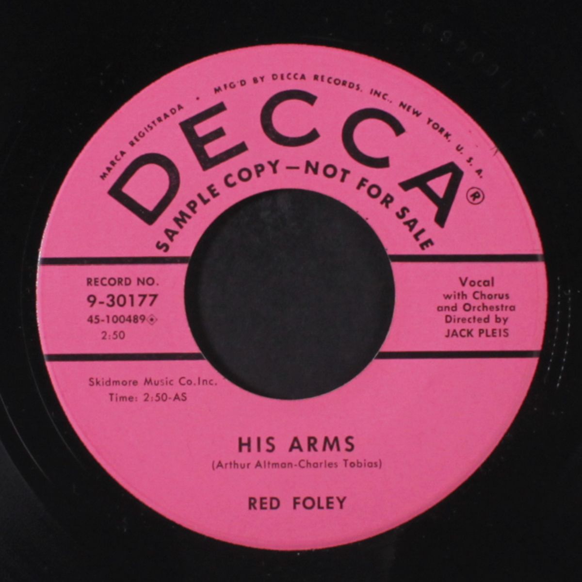 passing by / his arms by RED FOLEY