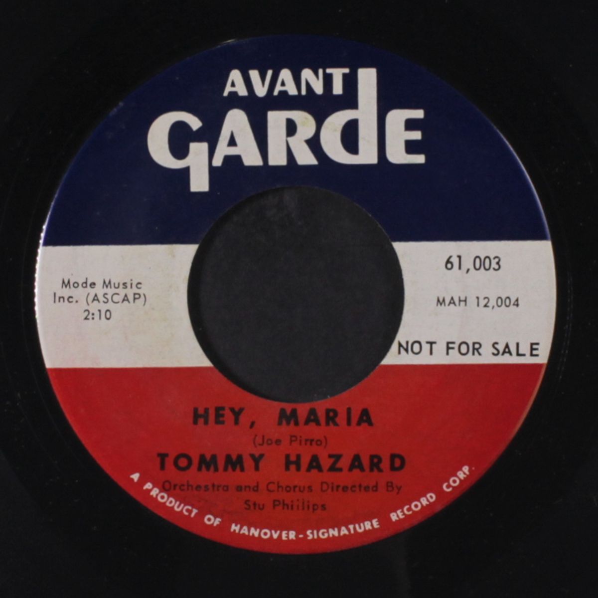 hey, maria / you up there by TOMMY HAZARD